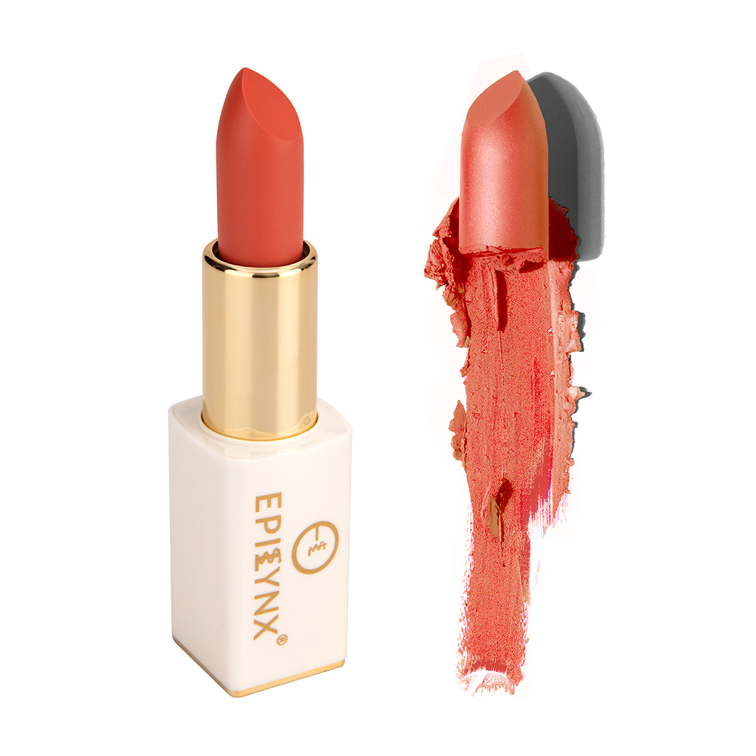 EpiLynx Intense Hydration Lipstick in various vibrant shades with a sleek magnetic packaging.