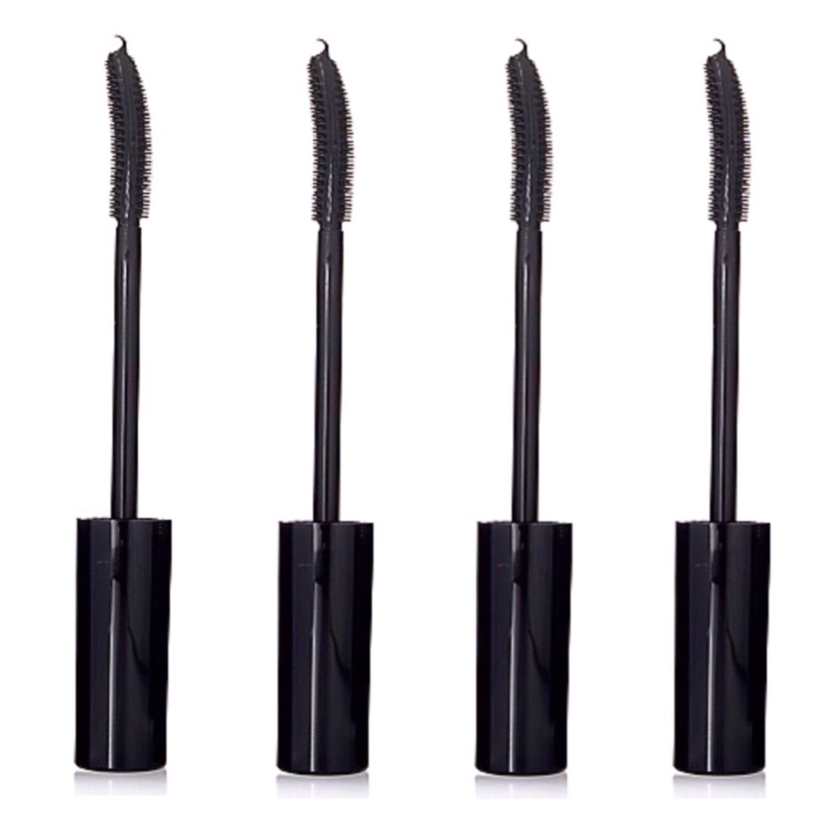 A sleek tube of Intense Lash Mascara Black with a brush applicator, showcasing its water-resistant formula and intense pigmentation for curling and lengthening lashes.