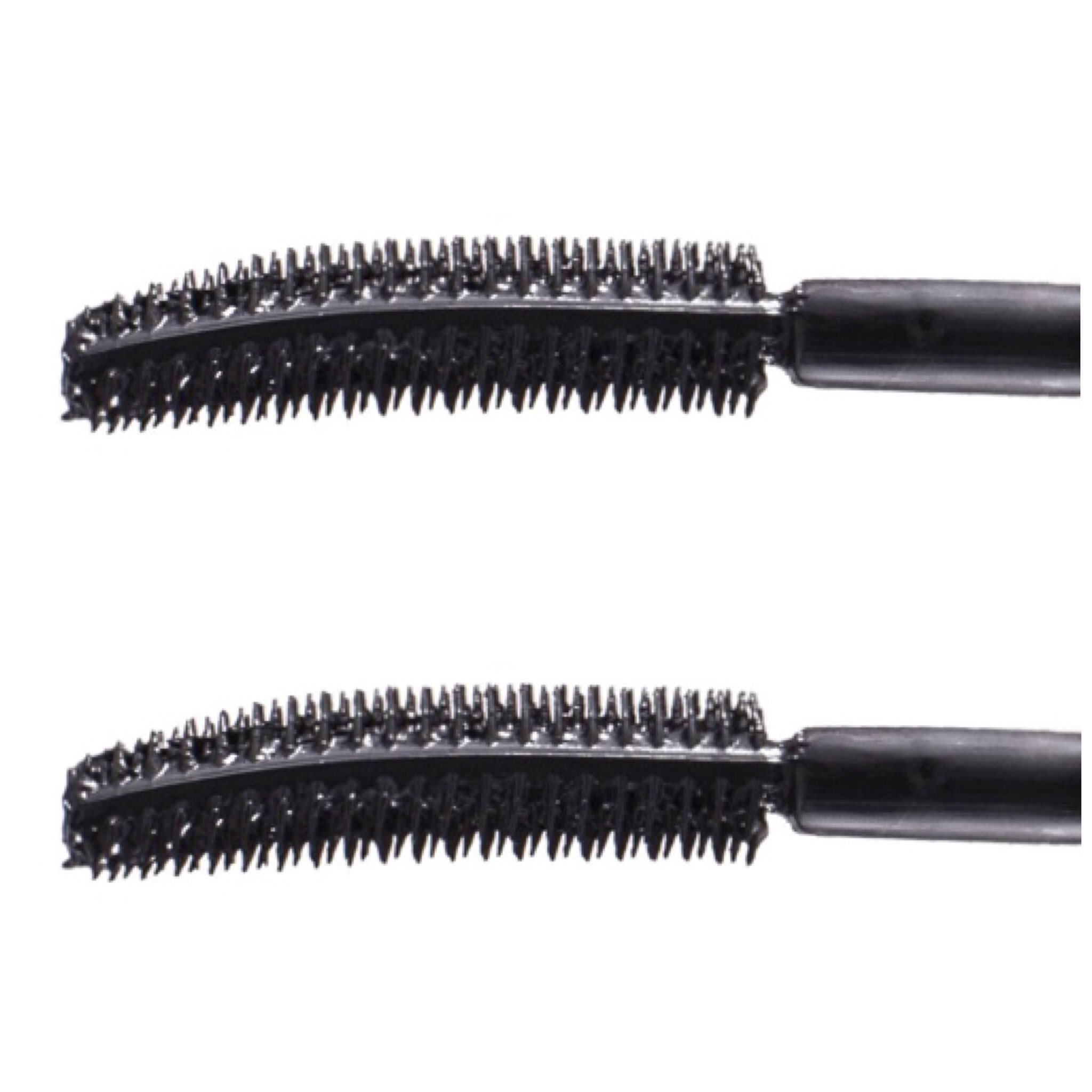 A sleek tube of Intense Lash Mascara Black with a brush applicator, showcasing its water-resistant formula and intense pigmentation for curling and lengthening lashes.