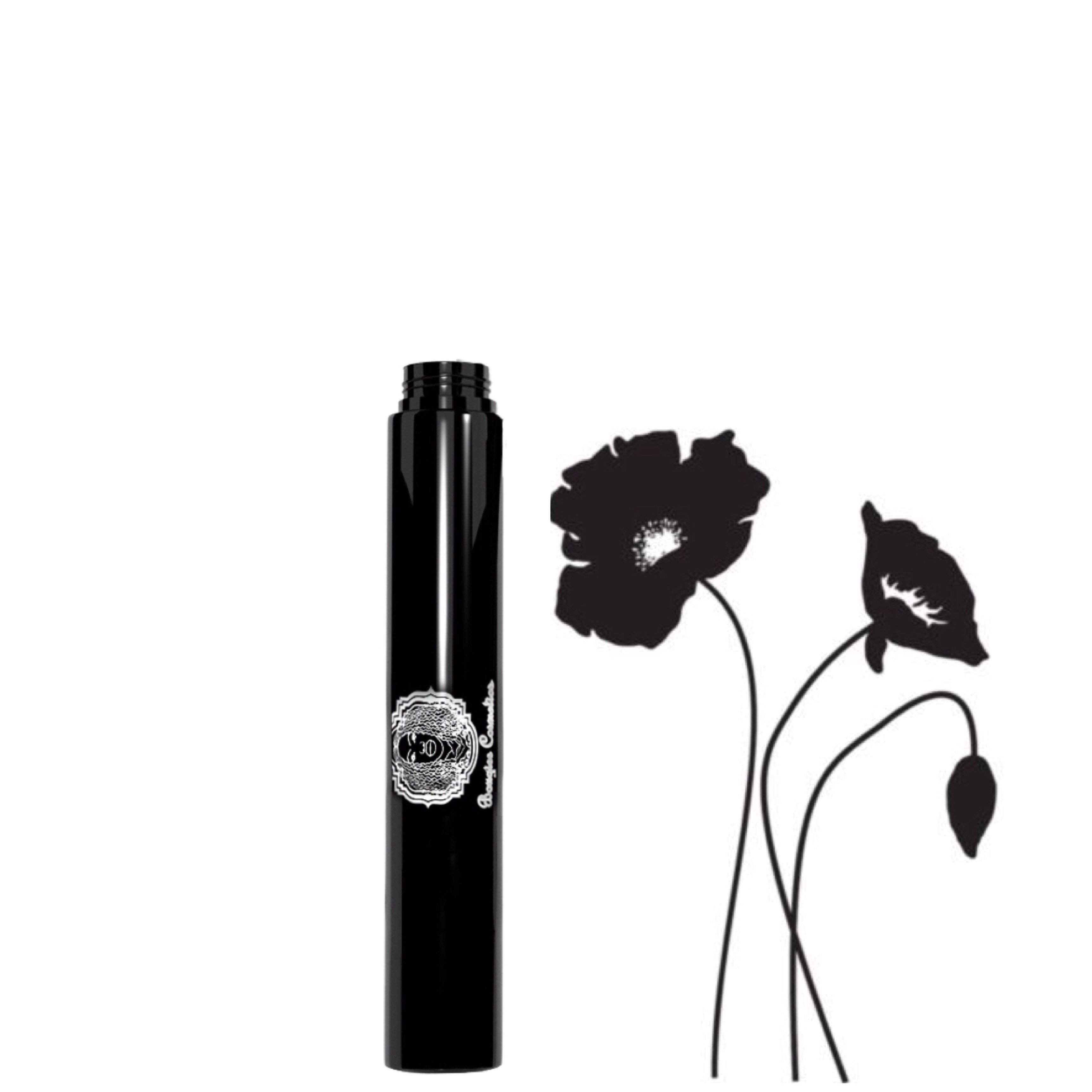 A sleek tube of Intense Lash Mascara Black with a brush applicator, showcasing its water-resistant formula and intense pigmentation for curling and lengthening lashes.