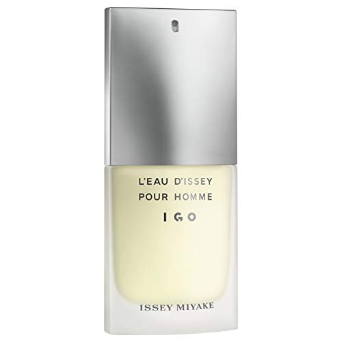 Issey Pour Homme Eau De Toilette Igo bottle showcasing its elegant design and branding.