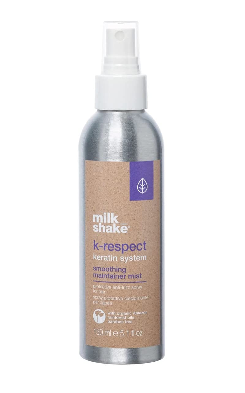 Milk_shake K-Respect Smoothing Maintainer Mist bottle with a sleek design, perfect for frizz control and enhancing shine.