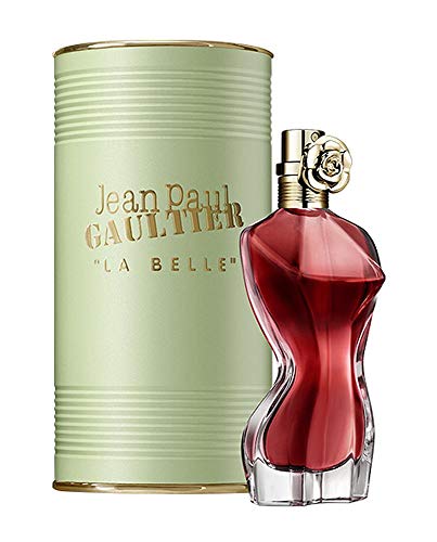 La Belle Eau de Parfum by Jean Paul Gaultier in an elegant bottle, showcasing its feminine design and luxurious appeal.