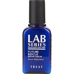 Blue men's skincare repair serum.