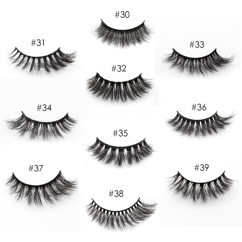 A collection of Lashes In Bulk Mink Lashes showcasing various styles and lengths, emphasizing their fluffy and natural appearance.