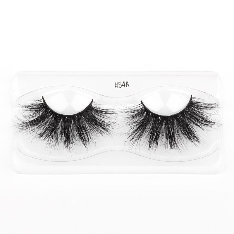 A set of Lashes Mink 25mm dramatic false eyelashes displayed in elegant packaging, showcasing their fluffy and voluminous design.