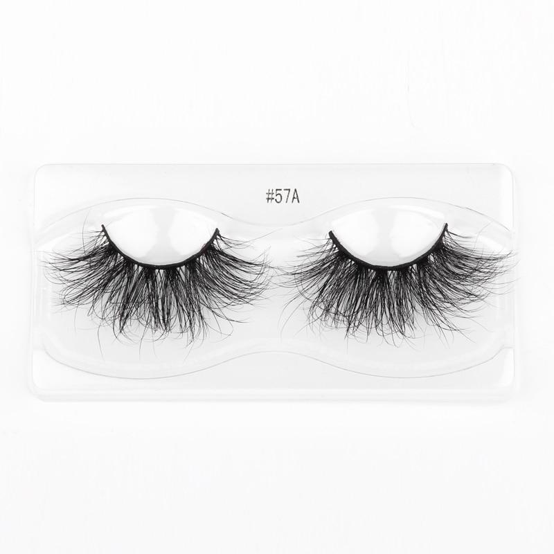 A set of Lashes Mink 25mm dramatic false eyelashes displayed in elegant packaging, showcasing their fluffy and voluminous design.