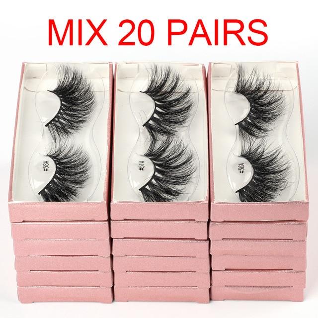 A set of Lashes Mink 25mm dramatic false eyelashes displayed in elegant packaging, showcasing their fluffy and voluminous design.