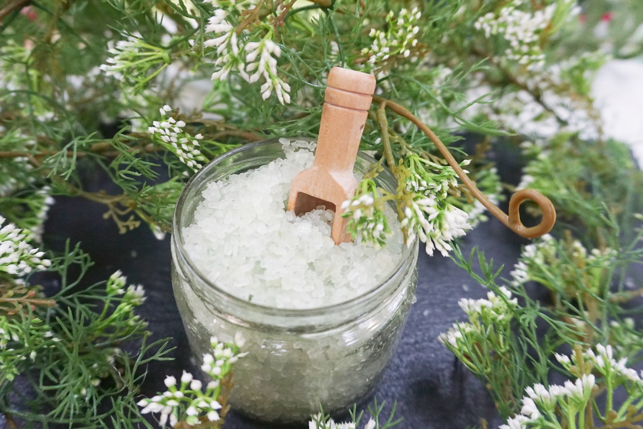 A beautifully packaged Lime and Coconut Bath Soak with natural ingredients, showcasing its vibrant colors and textures.