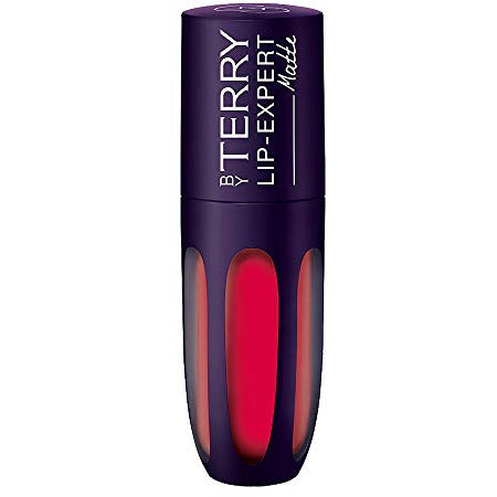 By Terry Lip Expert Matte Liquid Lipstick in shade 12 Dragon, showcasing a vibrant red color in a sleek tube.