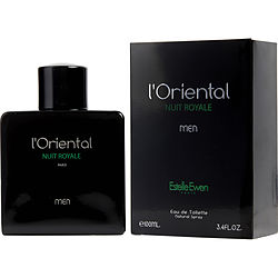 Black men's perfume bottle and box