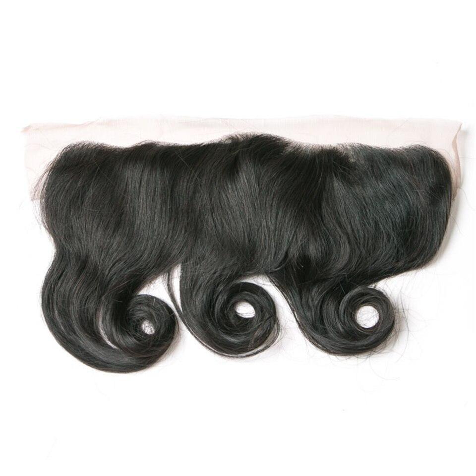 Loose Wave 10A Grade hair bundles with 4x4 closure and 13x4 frontal, showcasing natural color and luxurious texture.