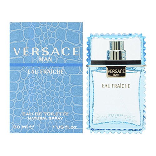 Versace Man Eau Fraiche Gift Set featuring two 30ml EDT sprays elegantly packaged.