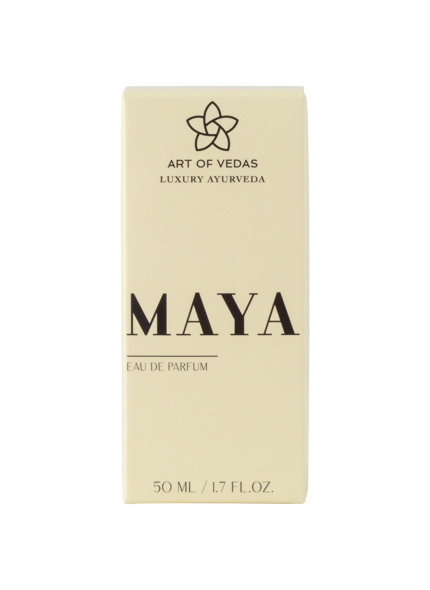 MAYA Eau de Parfum in an elegantly designed bottle, showcasing its luxurious essence and captivating fragrance.