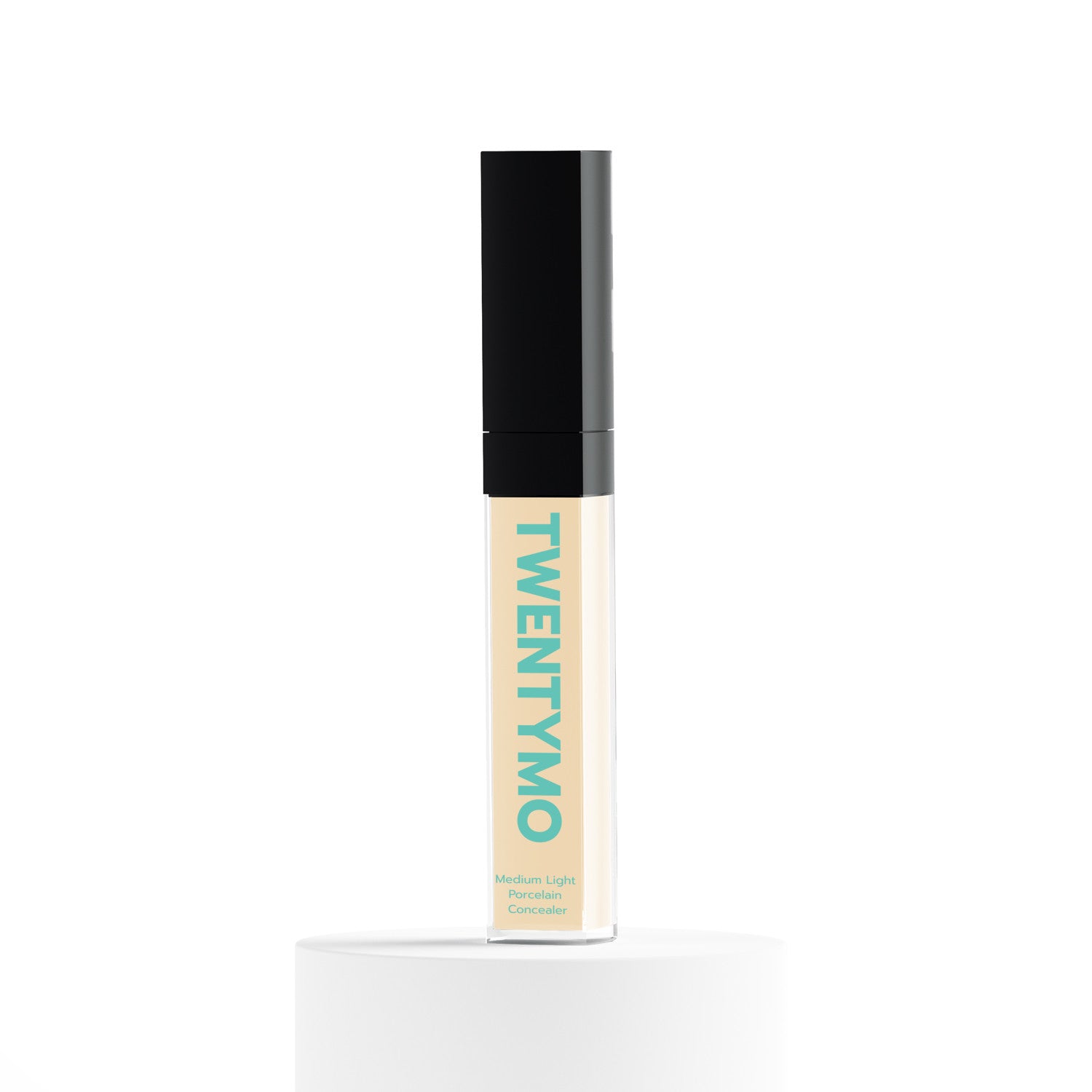 Medium Light Porcelain concealer in a sleek tube, showcasing its lightweight formula and luminous-matte finish.