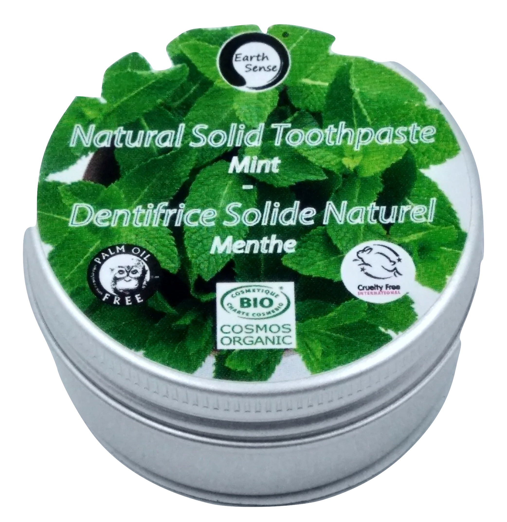 MEGA BUNDLE of 32 x 40g Natural Organic Certified Solid Toothpaste in aluminum tins, featuring Daily and Polishing variants.