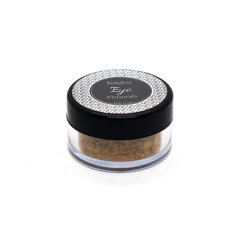 Mineral Makeup Eyes in Old Gold, a 1.5g natural eye shadow suitable for sensitive skin, displayed in a stylish container.