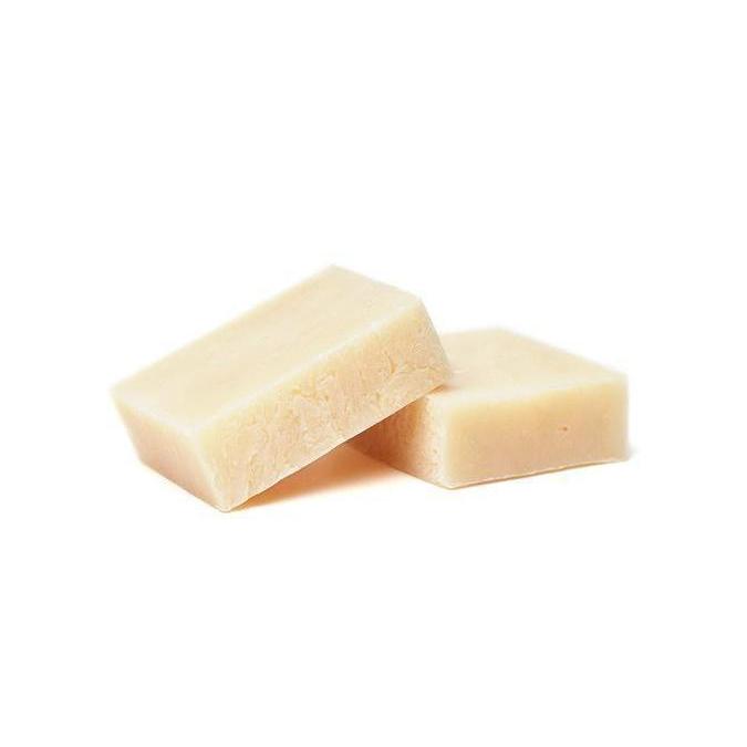 Miracle Salt Shea Butter Soap bar with Himalayan salt, showcasing its creamy texture and natural ingredients.