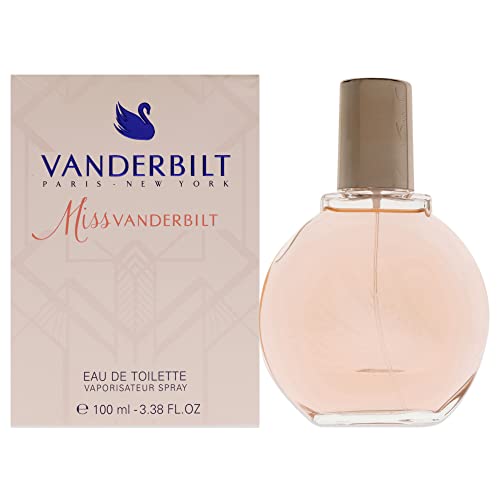 Miss Vanderbilt Eau de Toilette by Gloria Vanderbilt in an elegant bottle, showcasing its floral fragrance.