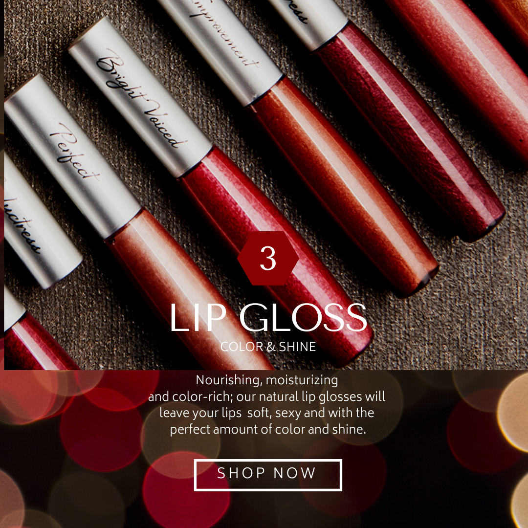 A tube of Moisturizing Lip Gloss showcasing its vibrant color and sleek design, perfect for adding shine and hydration to lips.