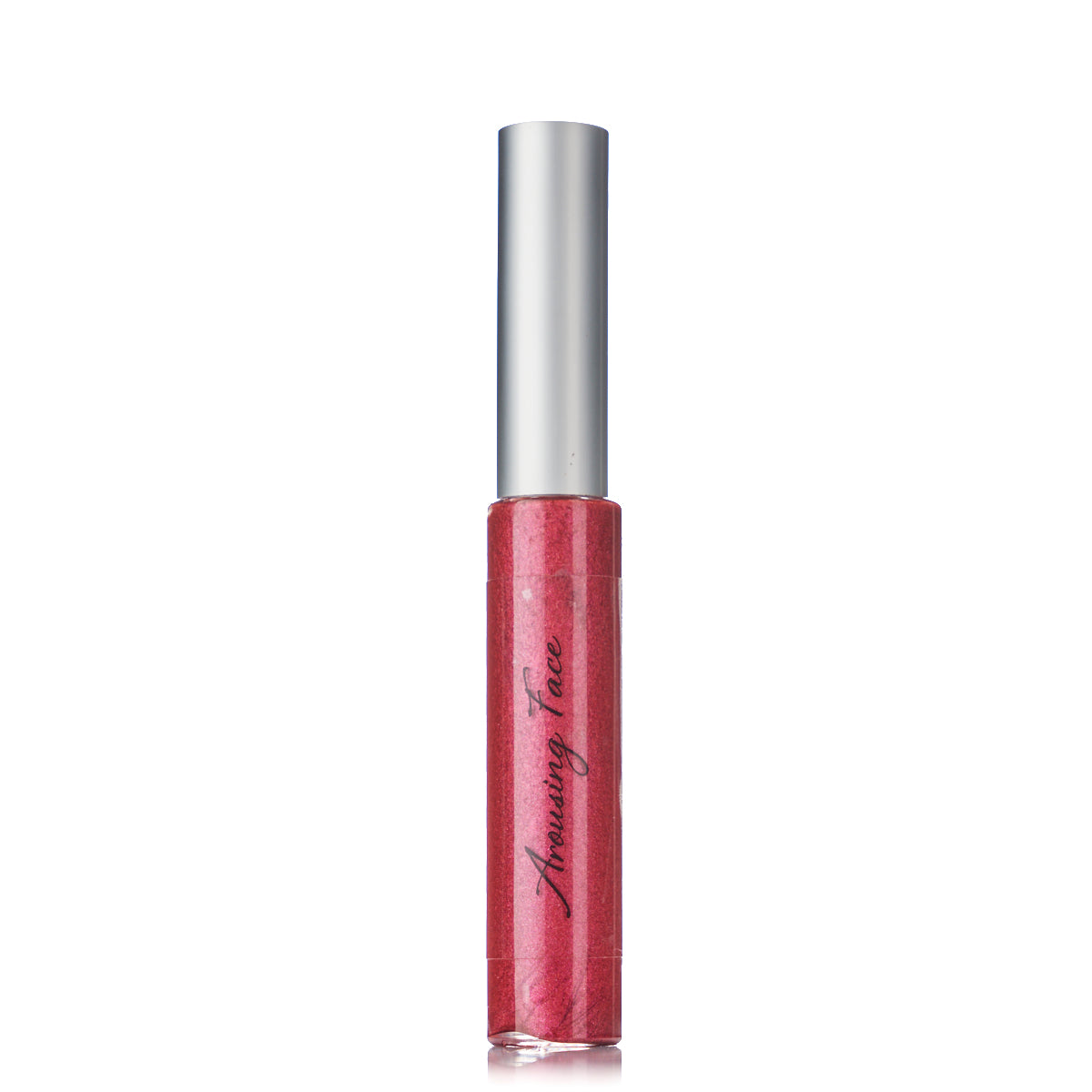 A tube of Moisturizing Lip Gloss showcasing its vibrant color and sleek design, perfect for adding shine and hydration to lips.