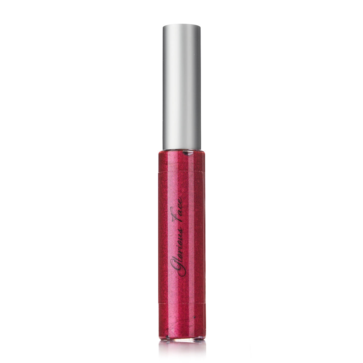 A tube of Moisturizing Lip Gloss showcasing its vibrant color and sleek design, perfect for adding shine and hydration to lips.