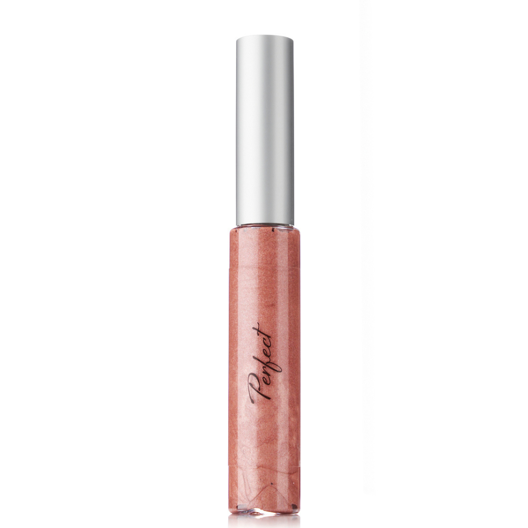 A tube of Moisturizing Lip Gloss showcasing its vibrant color and sleek design, perfect for adding shine and hydration to lips.