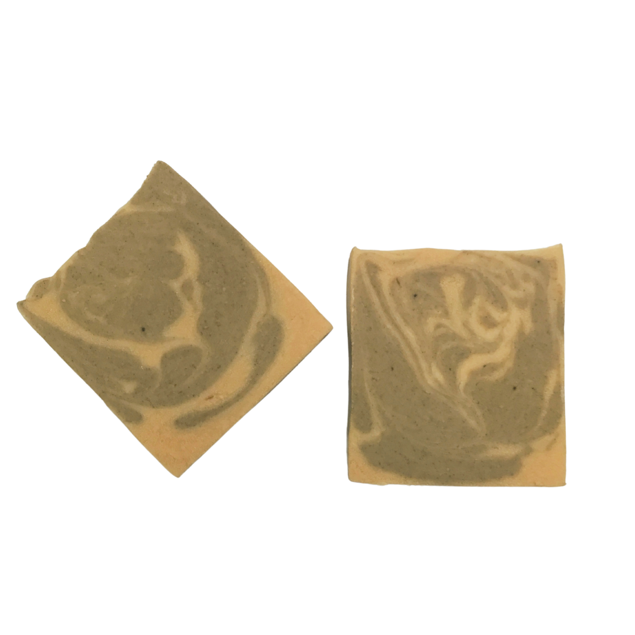 Moringa Matcha Spirulina Green Tea Soap bar with natural ingredients, showcasing its vibrant green color and texture.