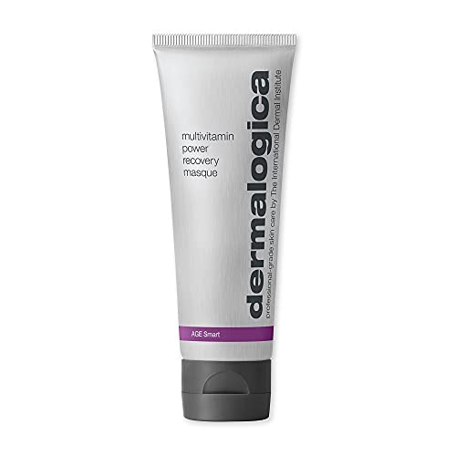 Dermalogica Multivitamin Power Recovery Masque in a sleek jar, showcasing its rich texture and vibrant packaging.