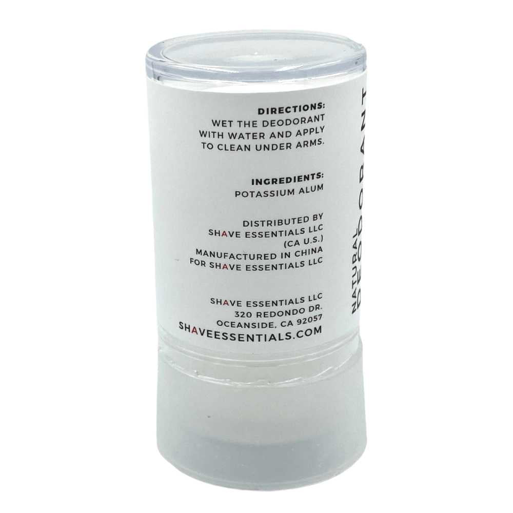 Natural Mineral Deodorant stick with a sleek design, showcasing its pure mineral salt ingredient and eco-friendly packaging.