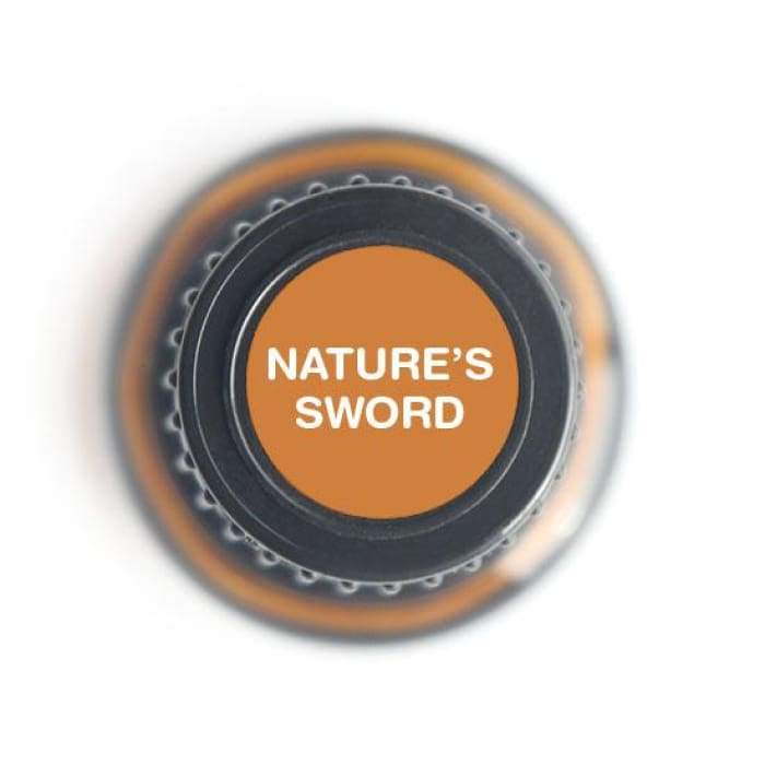 Nature's Sword Protective/Immunity Blend Pure Essential Oil in a 15ml bottle, featuring a blend of powerful essential oils for immune support.