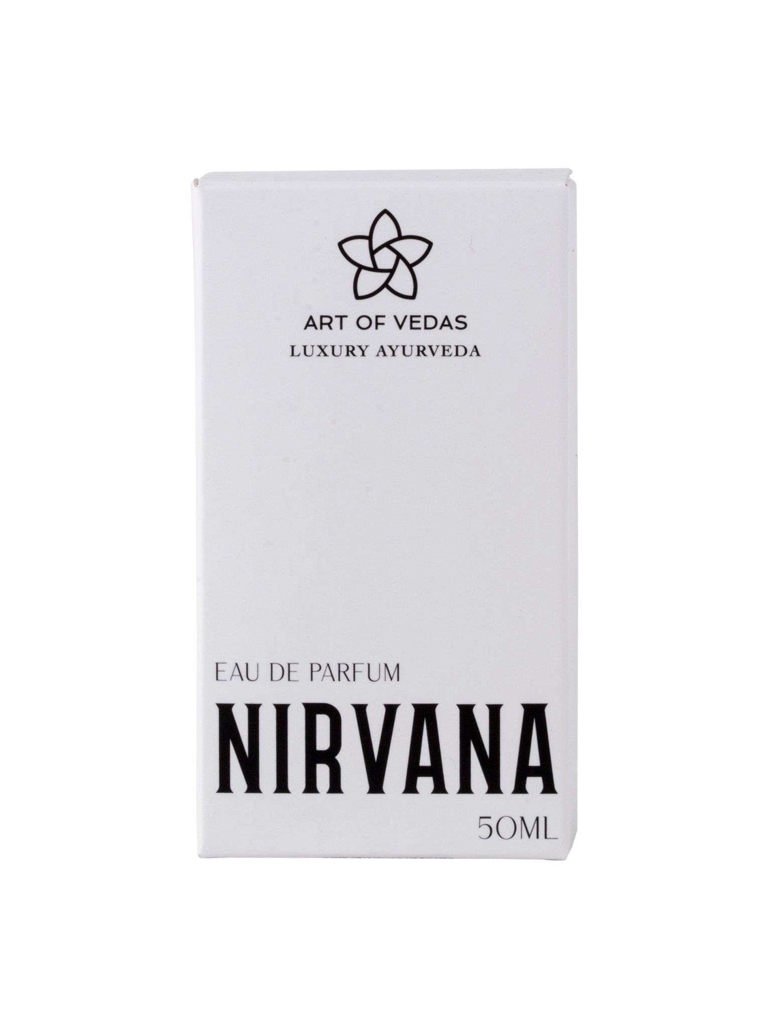 Nirvana Eau de Parfum bottle showcasing its elegant design and luxurious musky fragrance.