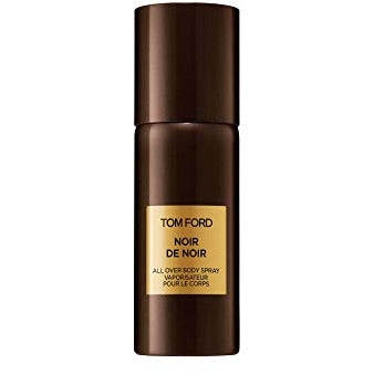 Tom Ford Noir De Noir All Over Body Spray bottle with elegant design, showcasing luxury fragrance.