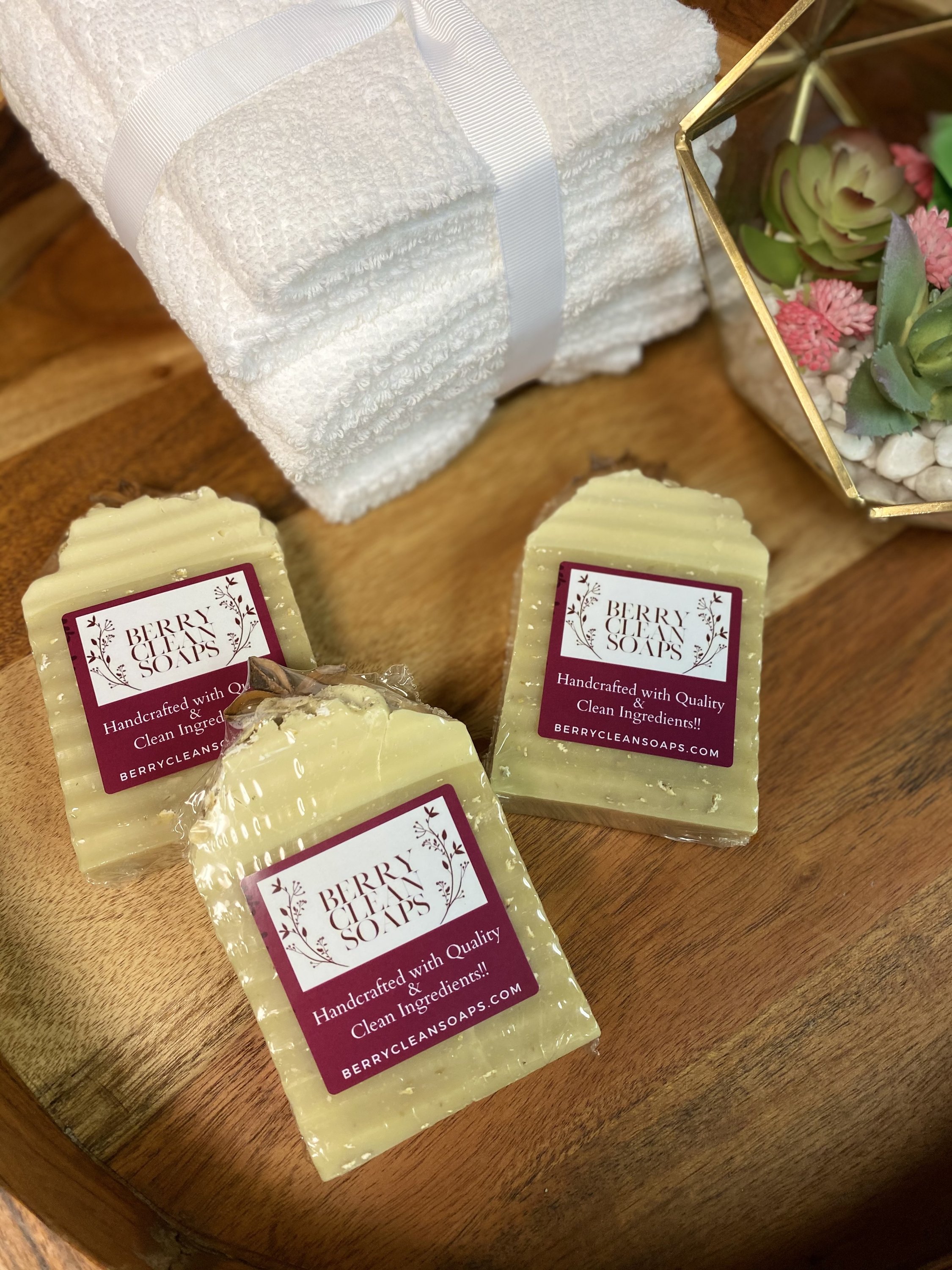 Oatmeal Milk & Honey Anise Soap bar with natural ingredients, showcasing its creamy texture and gentle exfoliating properties.