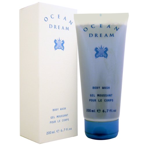 Giorgio Beverly Hills Ocean Dream Body Wash bottle with ocean-themed design.