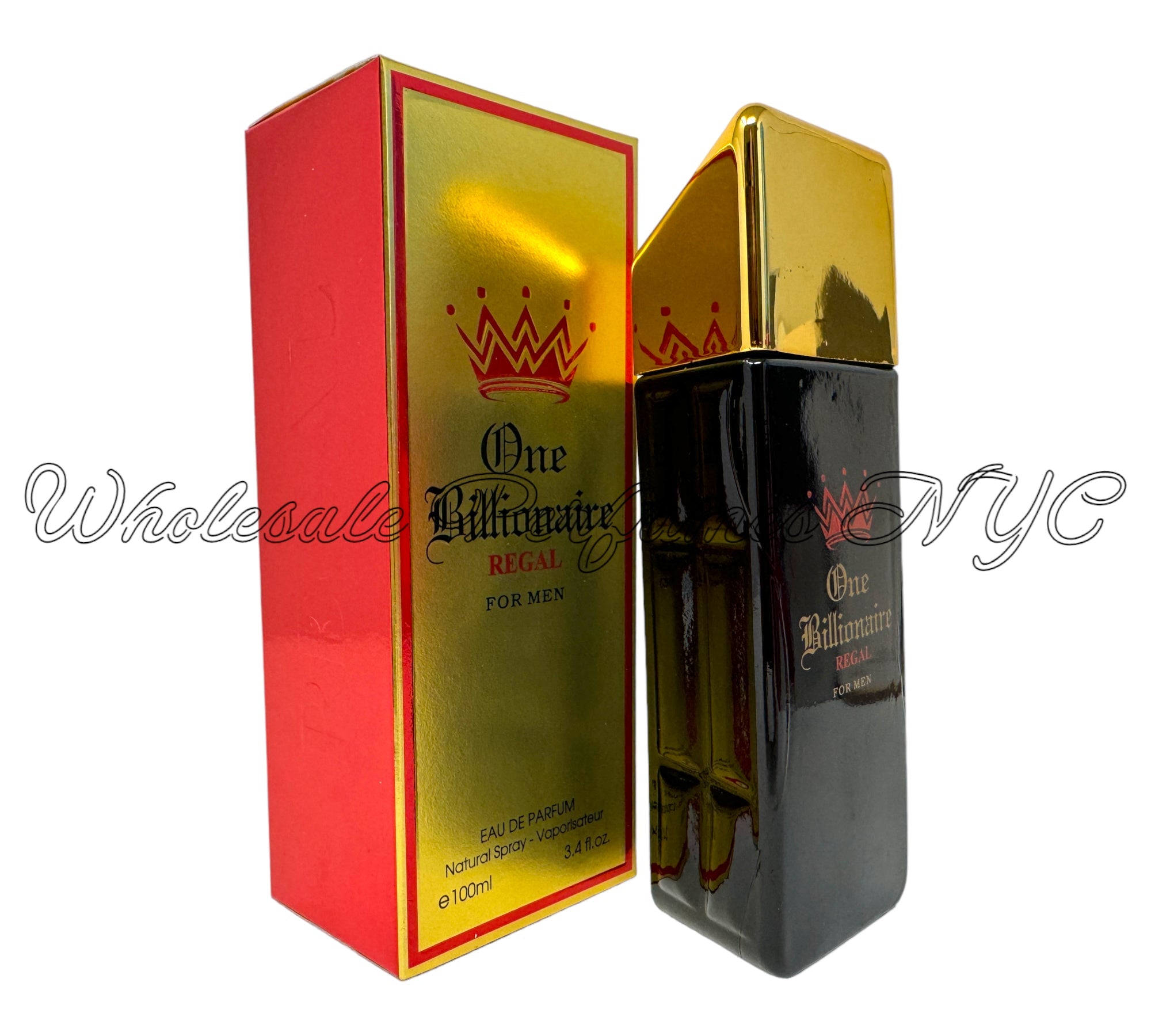 One Billionaire Regal for Men Eau de Parfum Spray in an elegant bottle, showcasing luxury and sophistication.