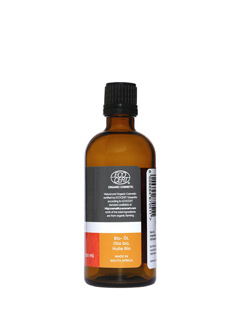 30ml bottle of Organic Apricot Kernel Oil with pipette, certified organic and vegan.