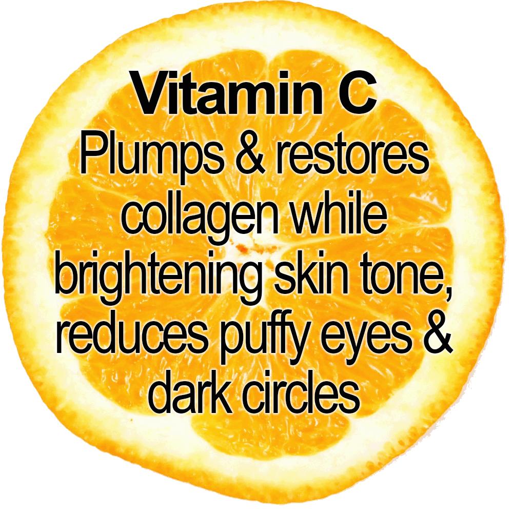 Organic Vitamin C Peptide Eye Serum bottle with a dropper, showcasing its elegant design and natural ingredients.