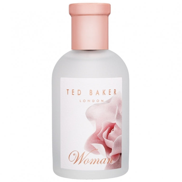 Ted Baker Original Woman Eau de Toilette bottle with elegant design, showcasing its floral and fruity essence.