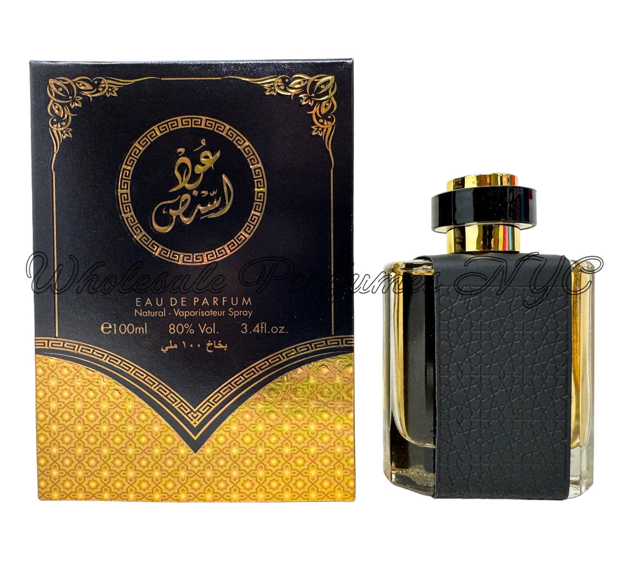 Oud Essence for Men by Al Sheikh, a luxurious 3.4oz Eau de Parfum in an elegant bottle, showcasing sophistication and allure.