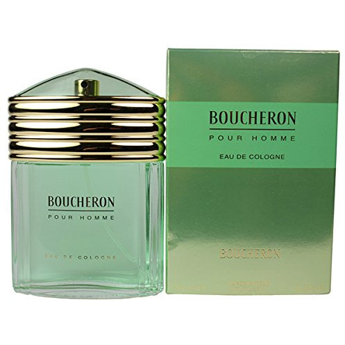 Boucheron Pour Homme Eau de Toilette bottle showcasing its elegant design and refreshing citrus aroma.