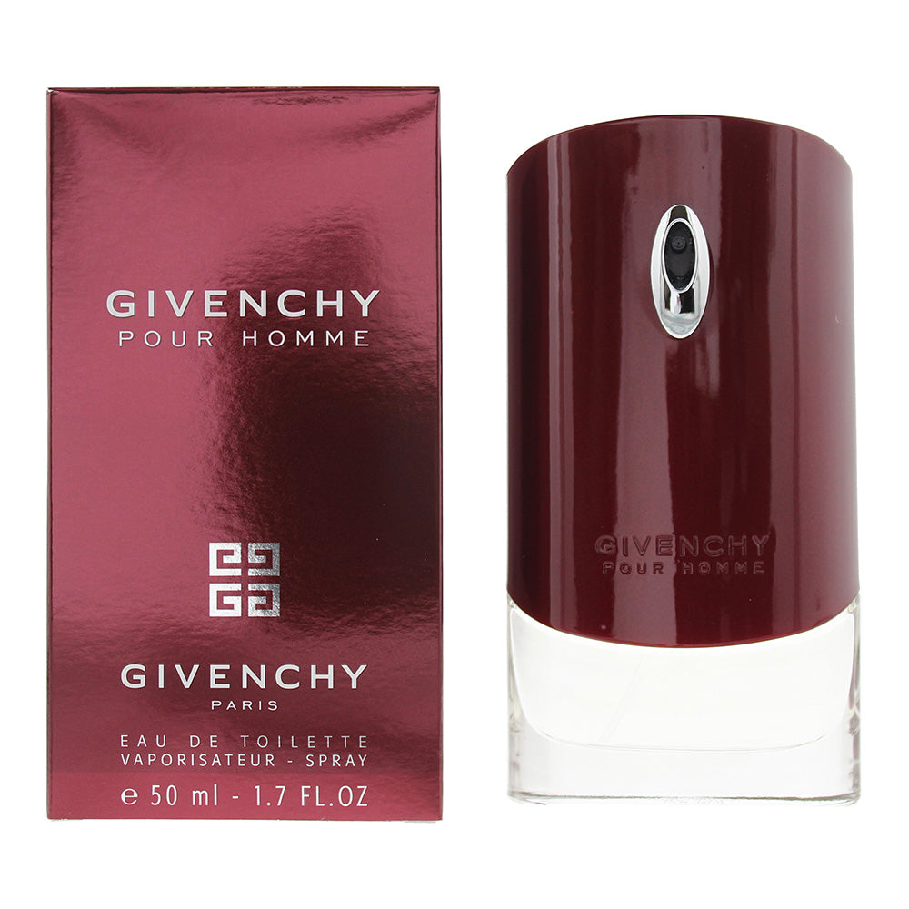 Givenchy Pour Homme Eau De Toilette in a sleek bottle, showcasing elegance and sophistication.