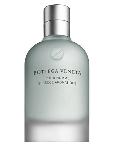 Bottega Veneta Pour Homme Essence Aromatique Eau de Cologne bottle with elegant design and aromatic fragrance.