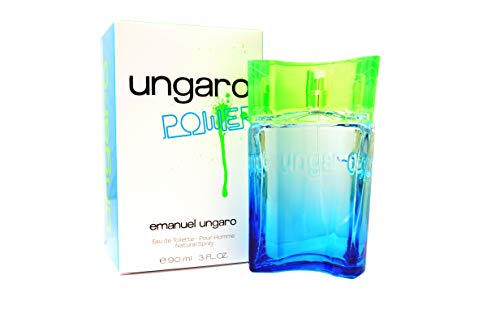 Emanuel Ungaro Power Eau de Toilette bottle showcasing its elegant design and luxurious fragrance.