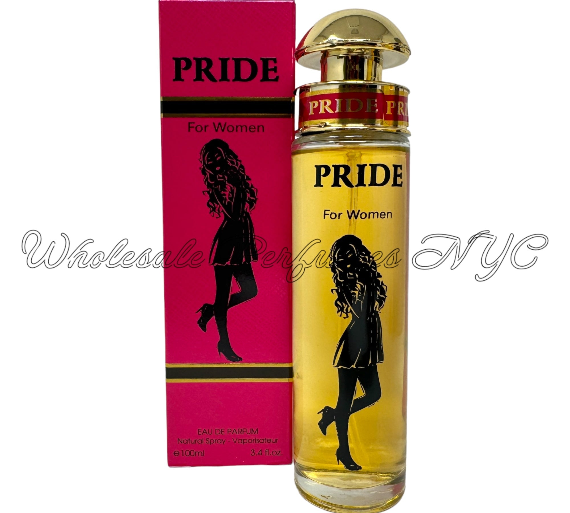 Pride for Women Eau de Parfum Spray, 3.4oz bottle with elegant design, inspired by Prada's Candy fragrance.