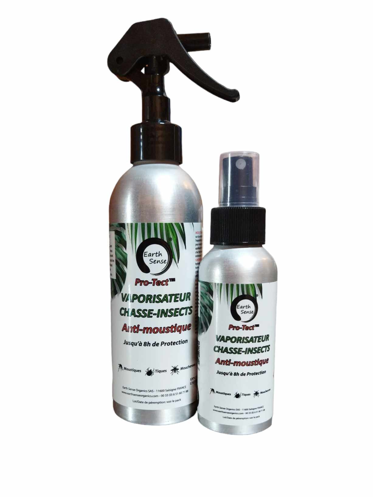 Pro-Tect Insect Repellent Spray 100ml in an aluminum bottle, designed for family protection against mosquitoes and ticks.