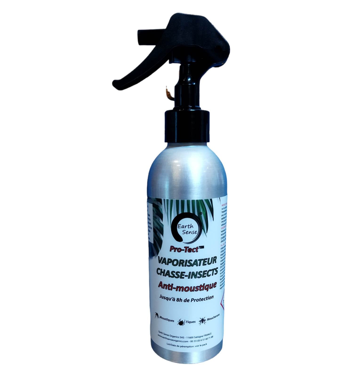 Pro-Tect Insect Repellent Spray 100ml in an aluminum bottle, designed for family protection against mosquitoes and ticks.