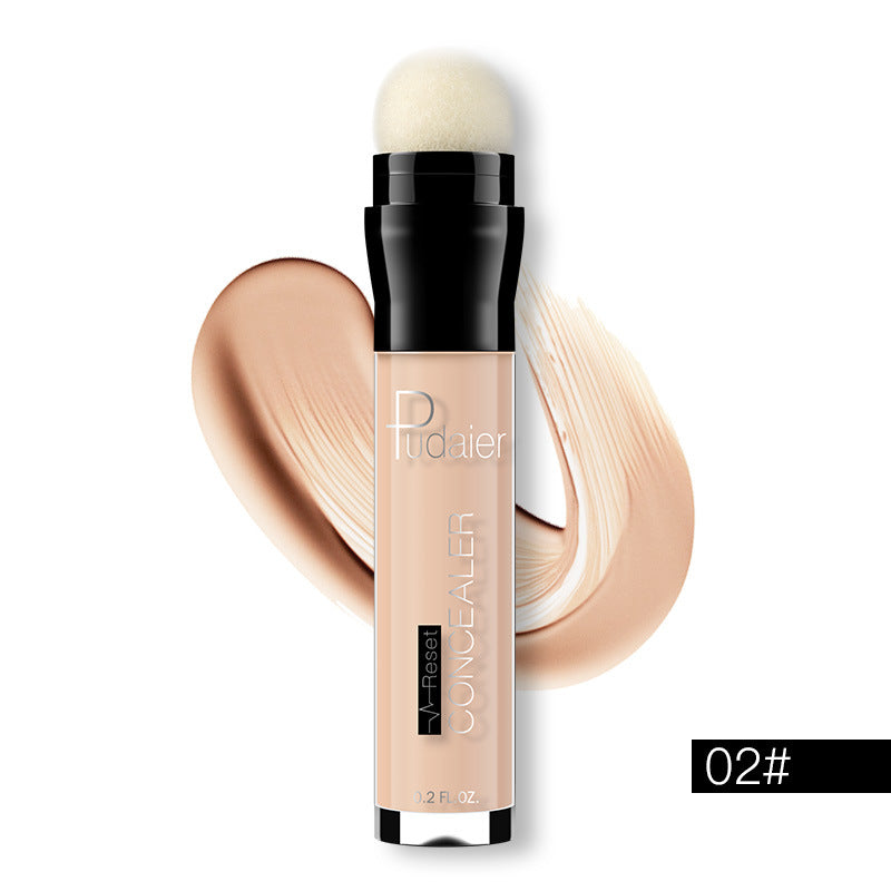 Pudaier New Eraser Concealer Pen designed for covering dark circles and spots, featuring a sleek pen design for easy application.