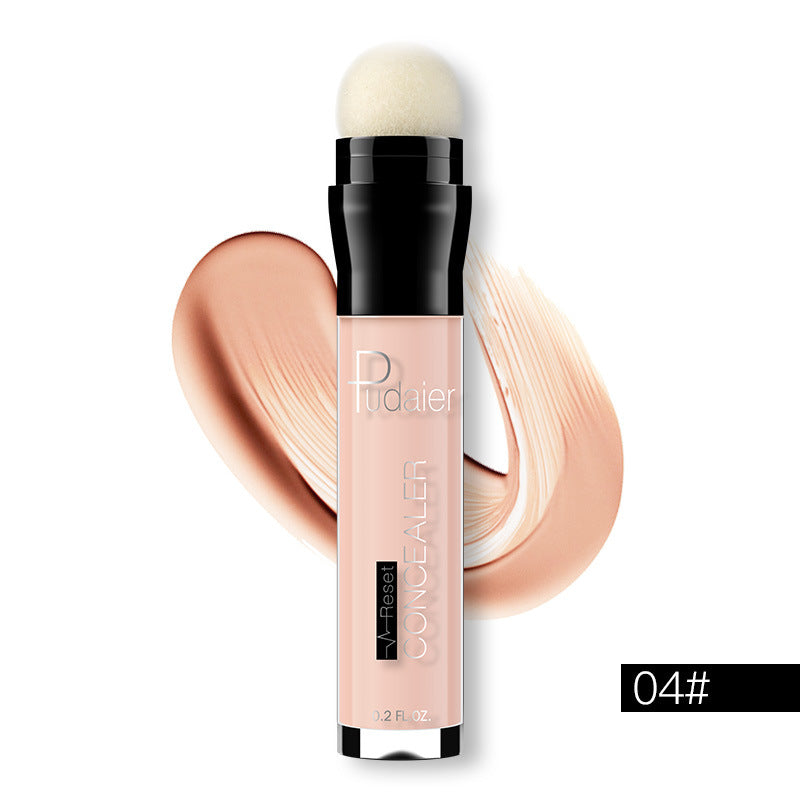 Pudaier New Eraser Concealer Pen designed for covering dark circles and spots, featuring a sleek pen design for easy application.