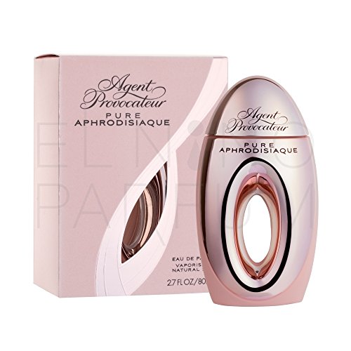 A bottle of Agent Provocateur Pure Aphrodisiaque Eau de Parfum, showcasing its elegant design and floral fragrance.